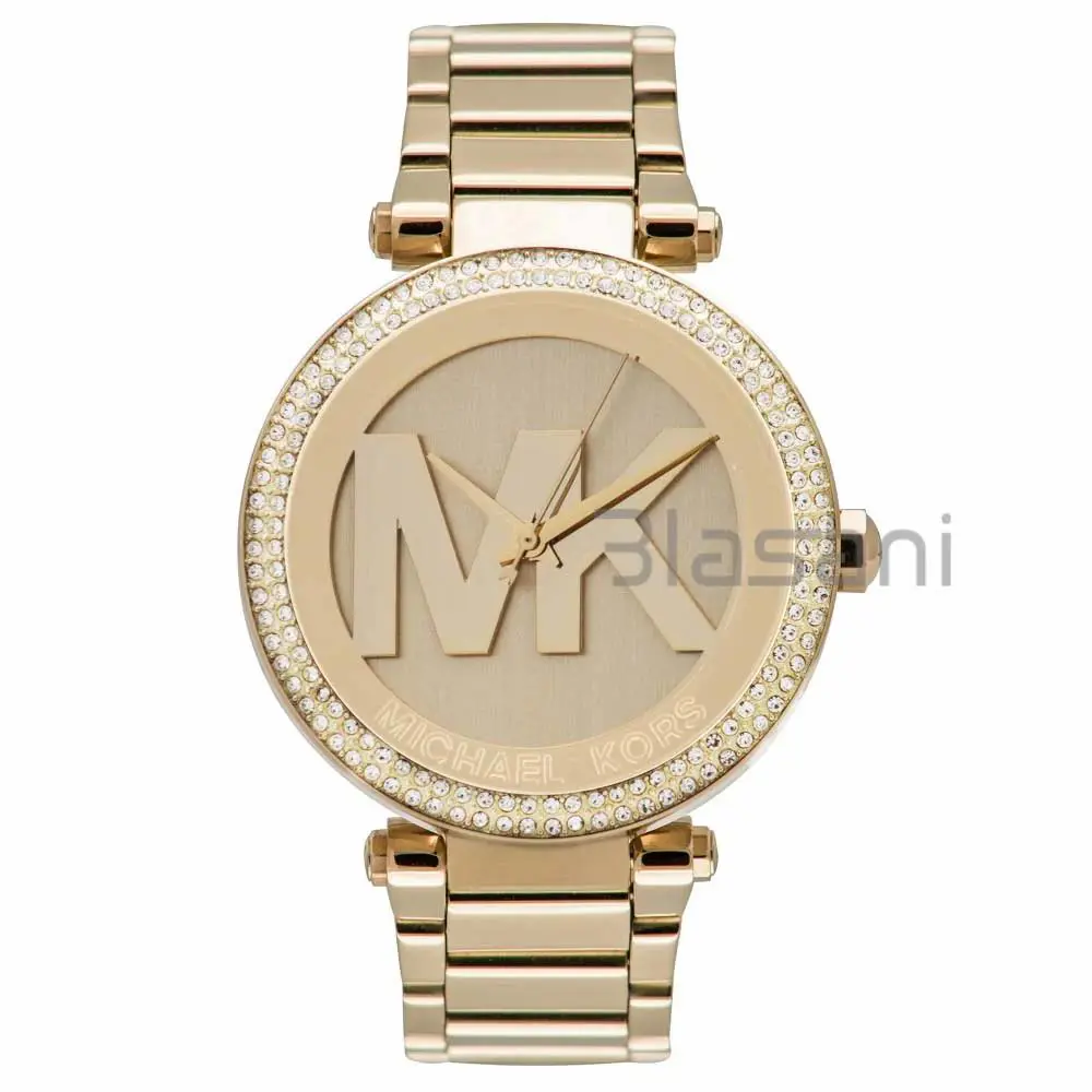 Michael Kors MK5784 Women`s Parker Gold Crystal Accents Watch