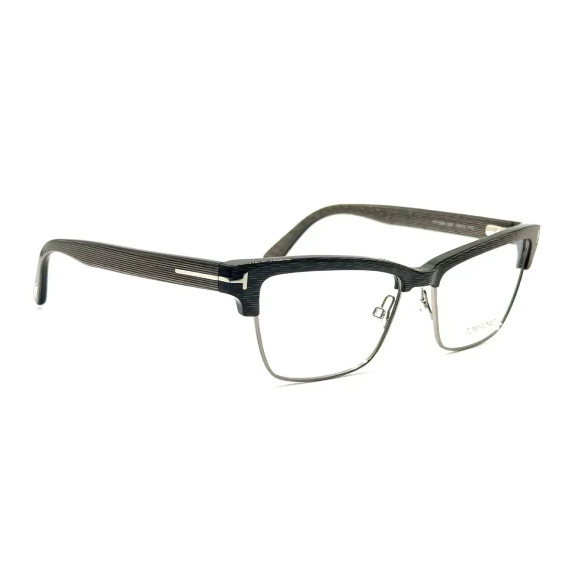 Tom Ford TF5364 020 Chalkstripe Gray/palladium Unisex 53mm 15 140