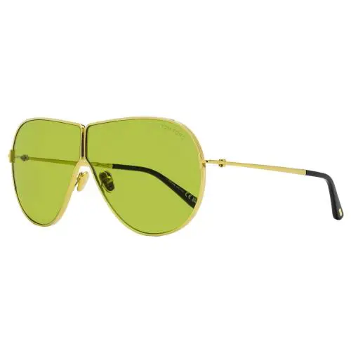 Tom Ford Keating Sunglasses TF1158 30N Gold/black Green Lens 71mm FT1158