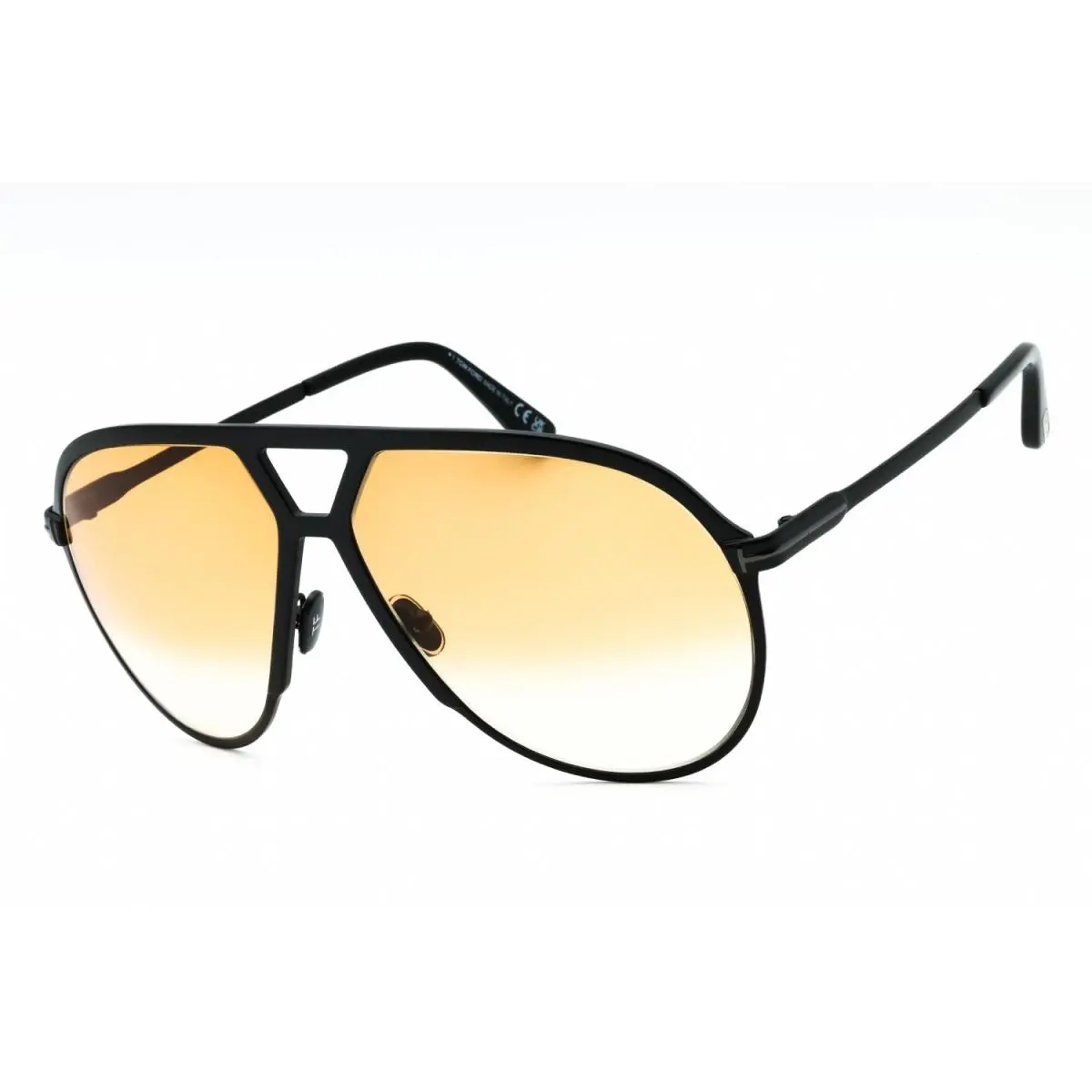 Tom Ford Xavier FT1060 01F Sunglasses Black Frame Gradient Lenses 64mm