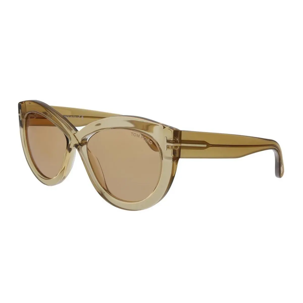 Tom Ford TF577-45E-56 Sunglasses Size 56mm 140mm 19mm Brown Crystal Sunglasses