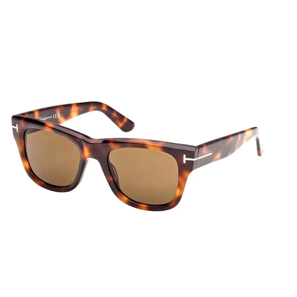 Tom Ford TF 1304 Finn-02 Sunglasses 53E Tortoise /brown Lenses 53