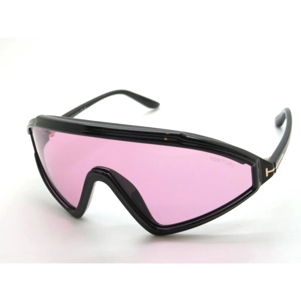 Tom Ford Lorna FT 1121 01Y Black/violet Ski Shield Sunglasses