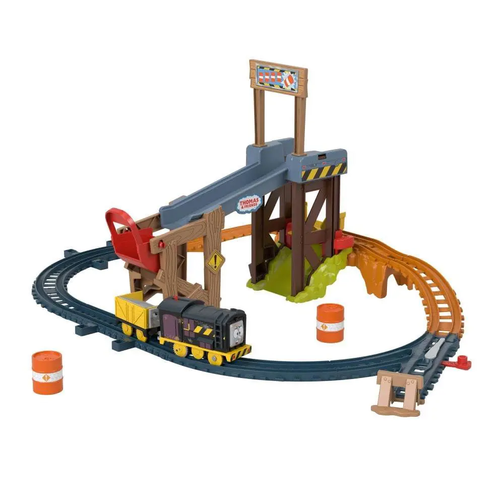Thomas Friends Motorized Toy Train Set Diesel’s Lift Medium Multicolor