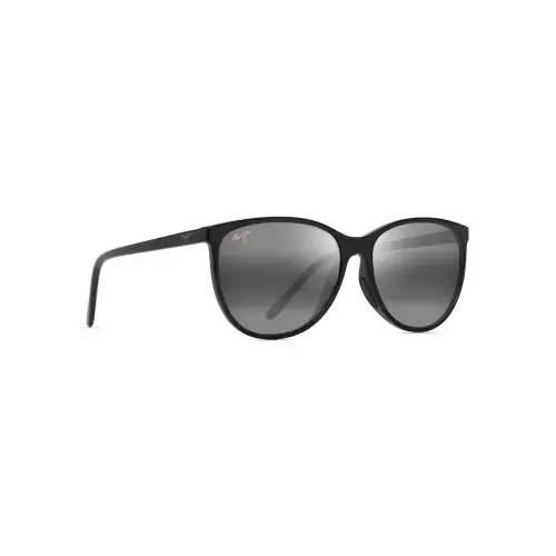 Maui Jim Ocean Shiny Black W/ Neutral Grey Lens - 723-02A - Frame: Black, Lens: NEUTRAL GREY