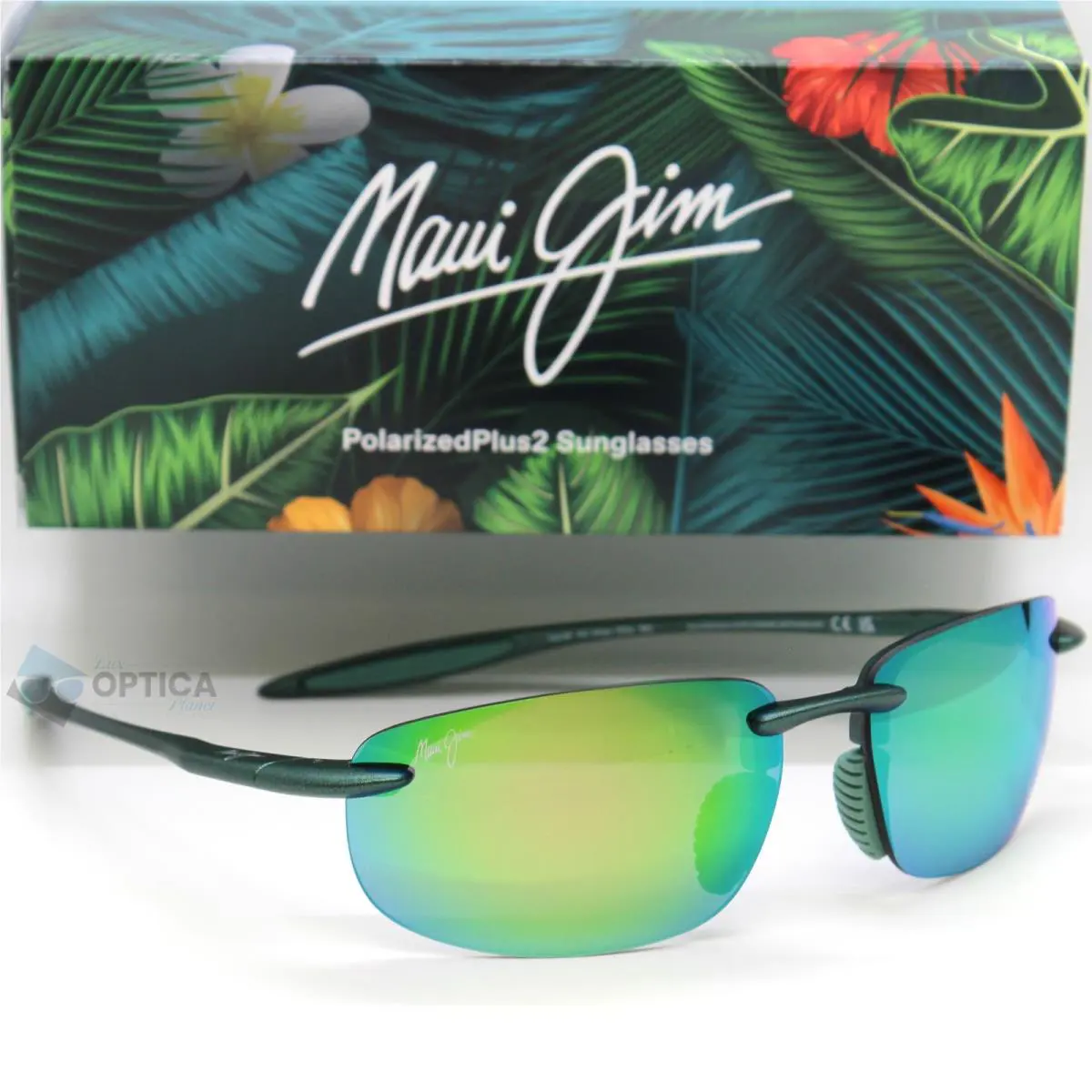 Maui Jim Hookipa Ultra Matte Green Polarized Sport Sunglasses MJ676S-004