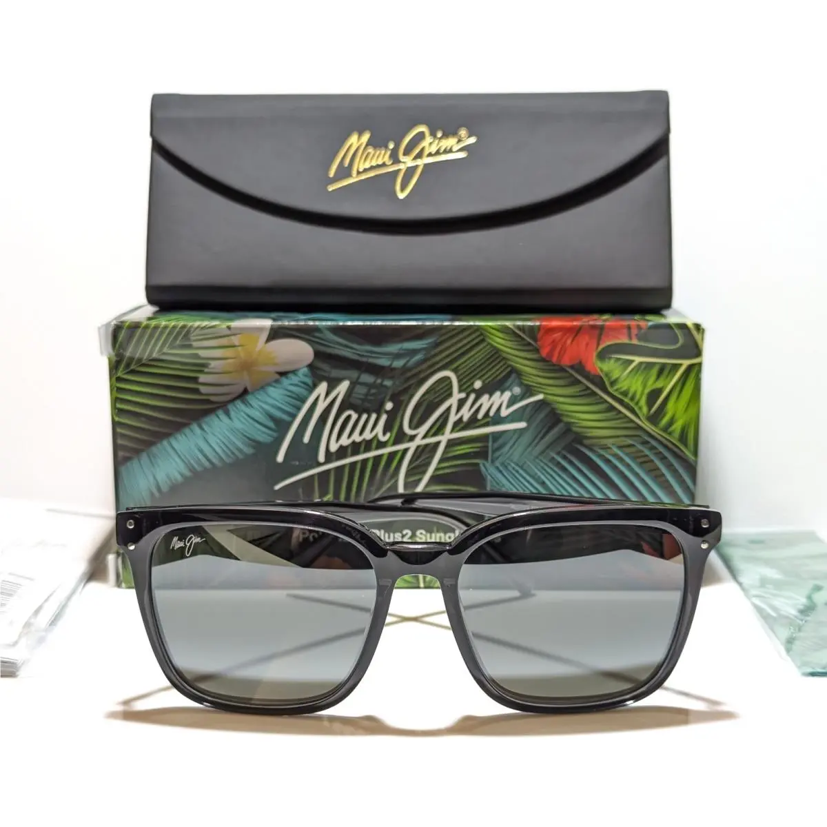 Maui Jim Westside Dark Trans Grey Polarized Grey Lens Sunglasses 803-14G