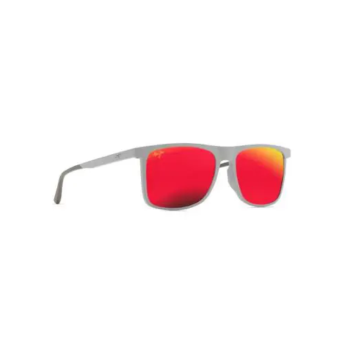 Maui Jim Makamae Matte Grey W/ Hawaii Lava Lens - MJ619-14 - Frame: MATTE GREY, Lens: HAWAII LAVA