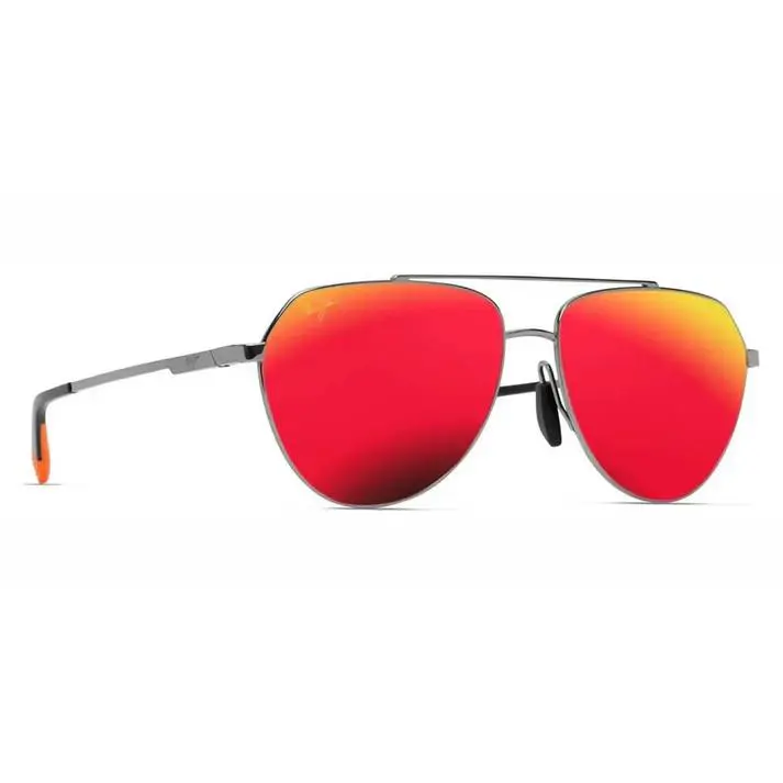 Maui Jim Waiwai. Polarized - Shiny Light Ruthenium `hawaii Lava` - Frame: Shiny Light Ruthenium, Lens: Hawaii Lava™