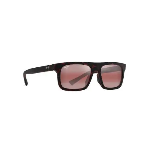 Maui Jim Opio Matte Dark Havana W/ Maui Rose Lens - R616-10 - Frame: MATTE DARK HAVANA, Lens: MAUI ROSE