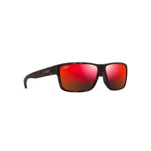 Maui Jim Uila Matte Dark Havana Orange W/ Maui Lava Lens - RM661-10A - Frame: MATTE DARK HAVANA AND ORANGE, Lens: HAWAII LAVA