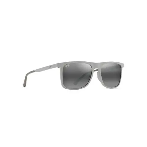 Maui Jim Makamae Matte Grey W/ Neutral Grey Lens - 619-14 - Frame: MATTE GREY, Lens: NEUTRAL GREY