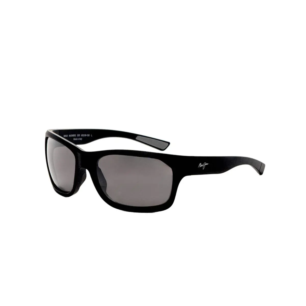 Maui Jim Men`s Ano Nui 63mm Matte Black Polarized Sunglasses 681-02