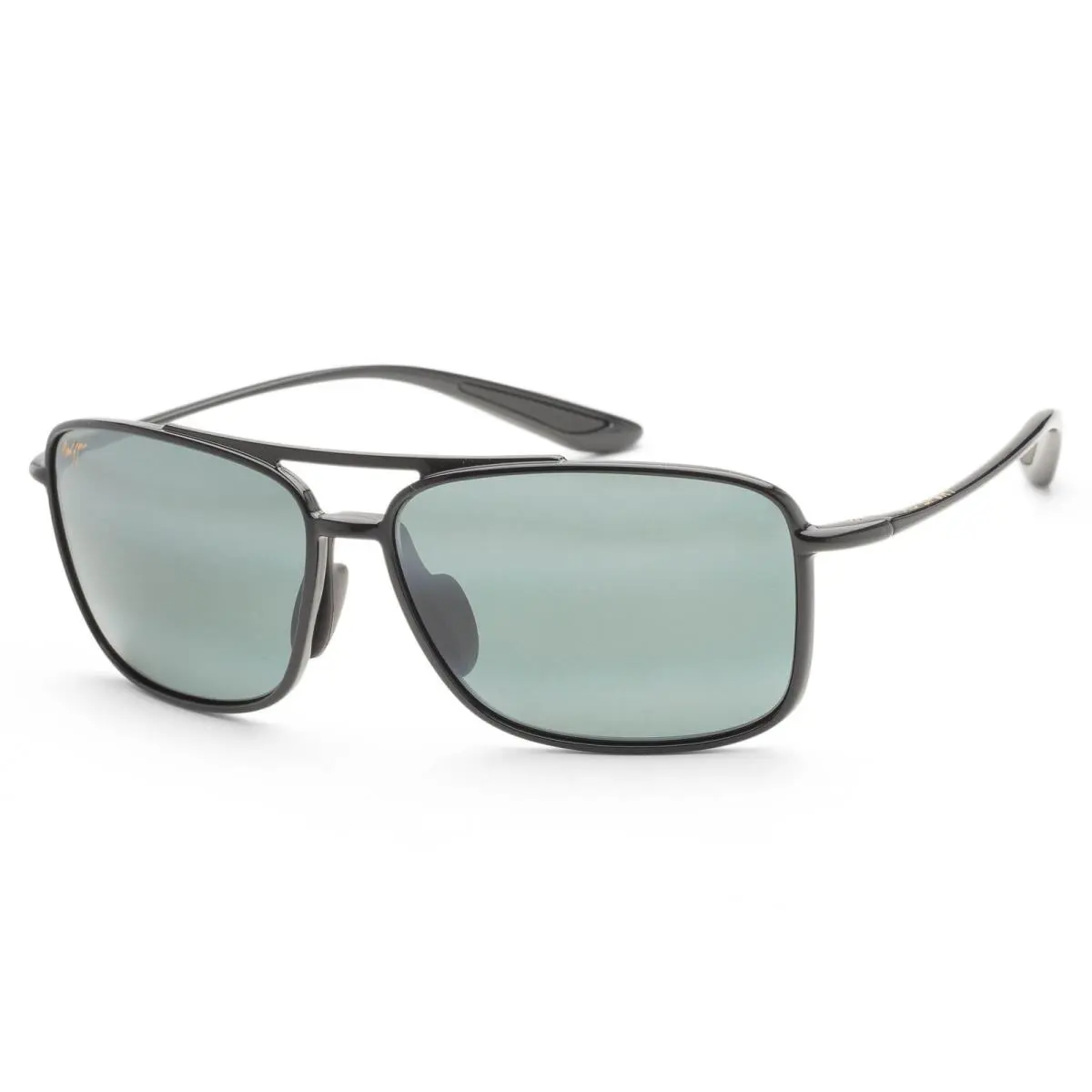 Maui Jim Men`s Kaupo Gap 62mm Black Polarized Sunglasses MJ0437S-001 - Frame: Black, Lens: Gray, Other Frame: Black