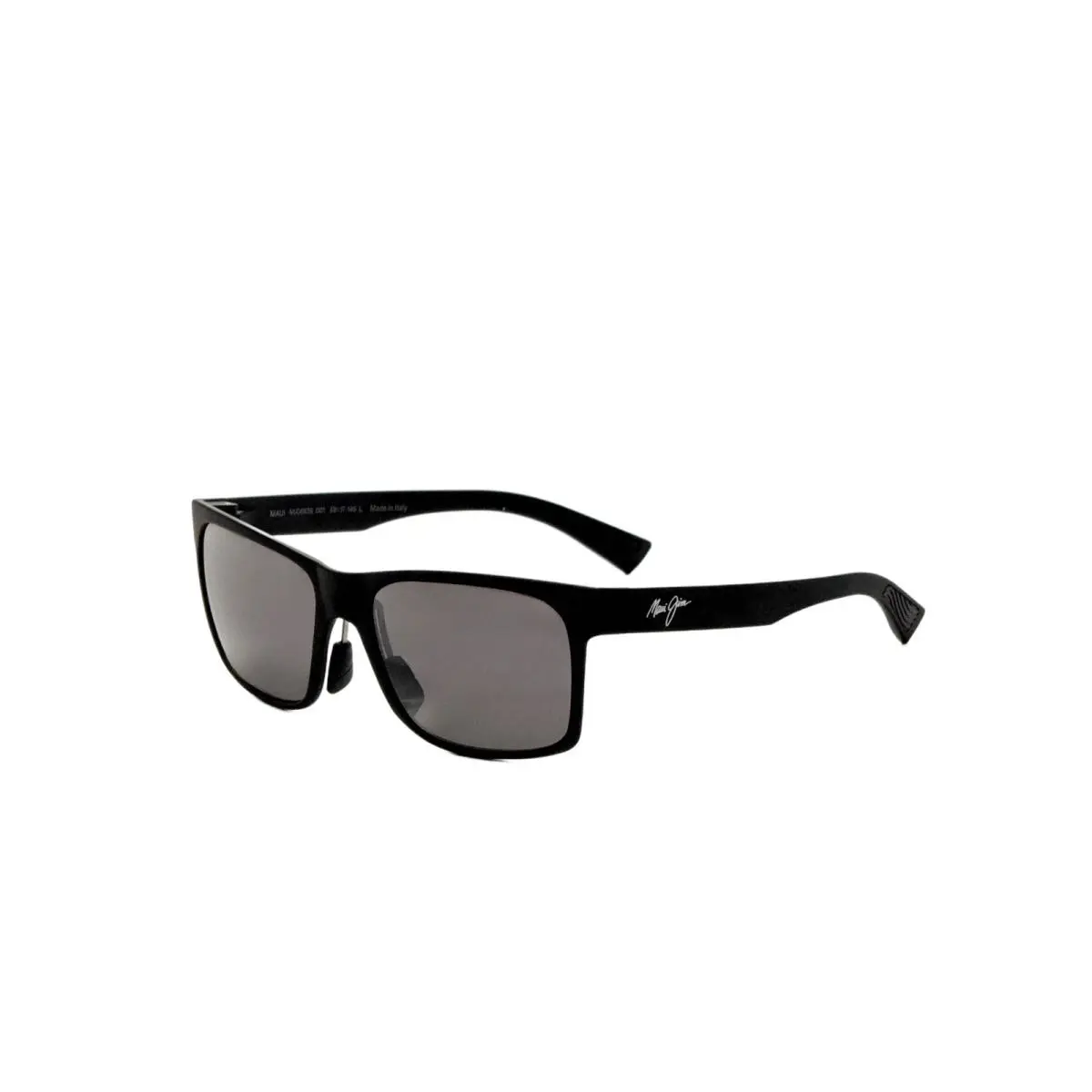 Men`s Ho`opili 58mm Matte Black Polarized Sunglasses 683-02 by Maui Jim