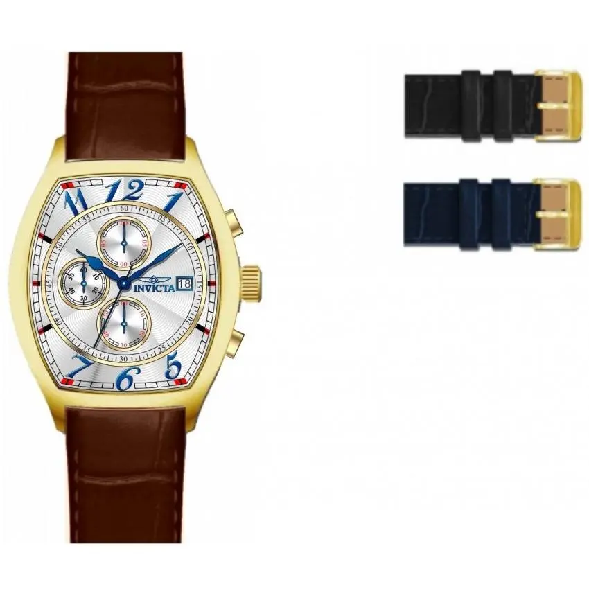 Specialty Chronograph Quartz Silver Dial Men`s Watch 49839 by Invicta