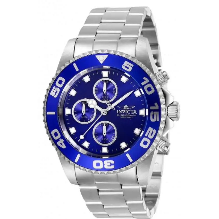 Pro Diver Chronograph Blue Dial Men`s Watch 28690 by Invicta