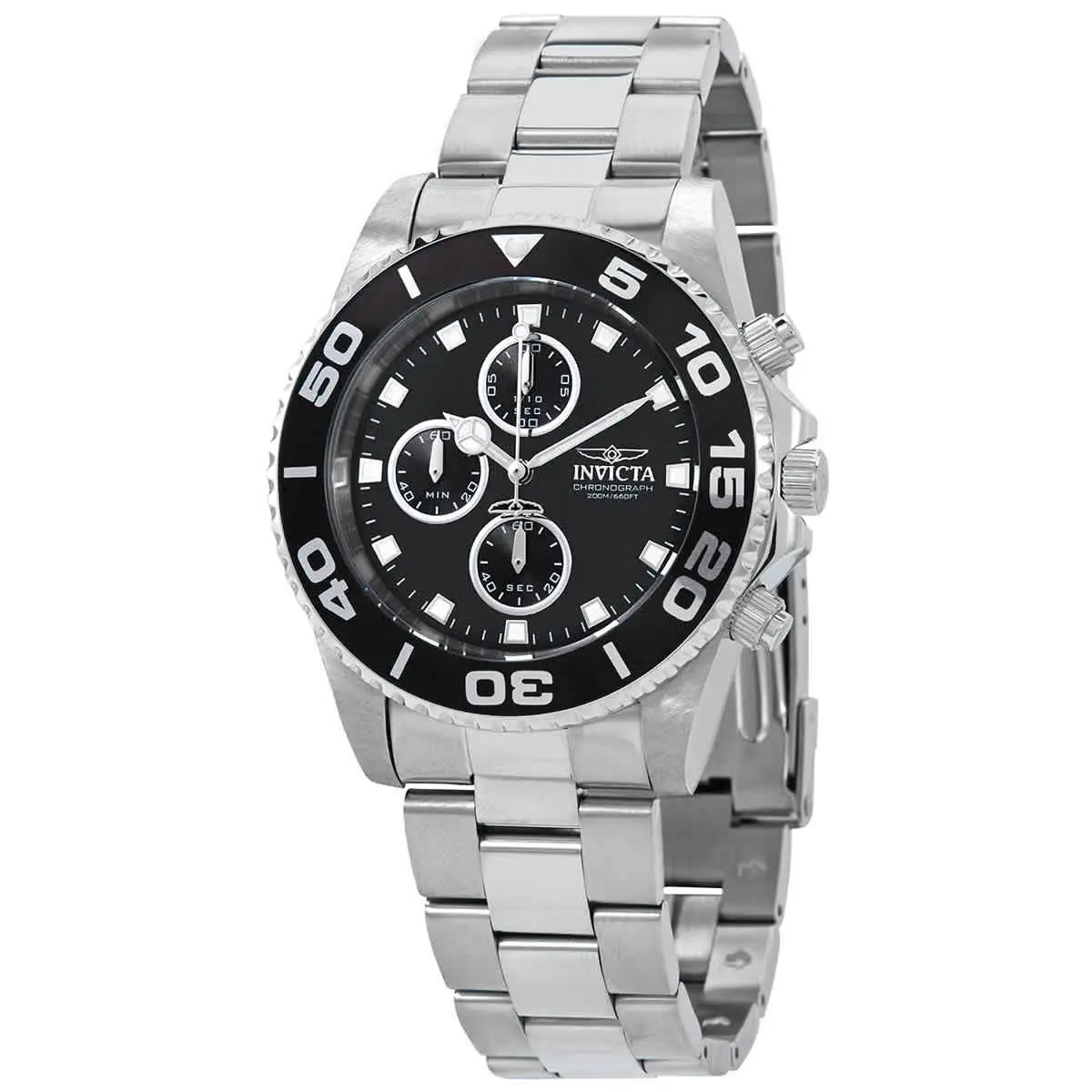 Pro Diver Chronograph Black Dial Men`s Watch 28689 by Invicta