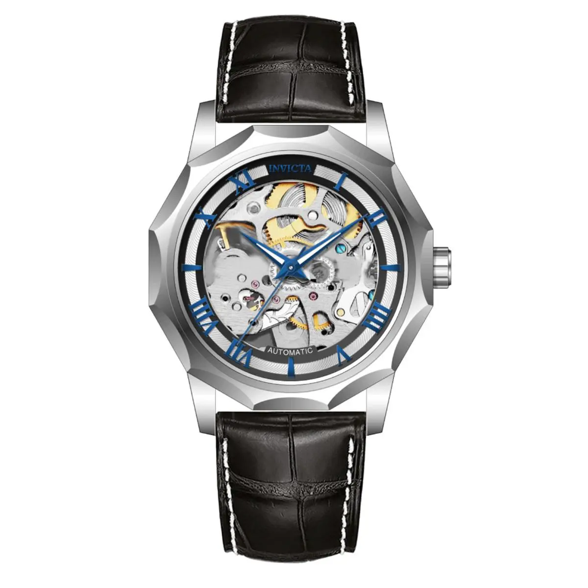 Invicta Objet D Art Automatic Men`s Watch w/ Skeleton Dial - 42mm Black 69126
