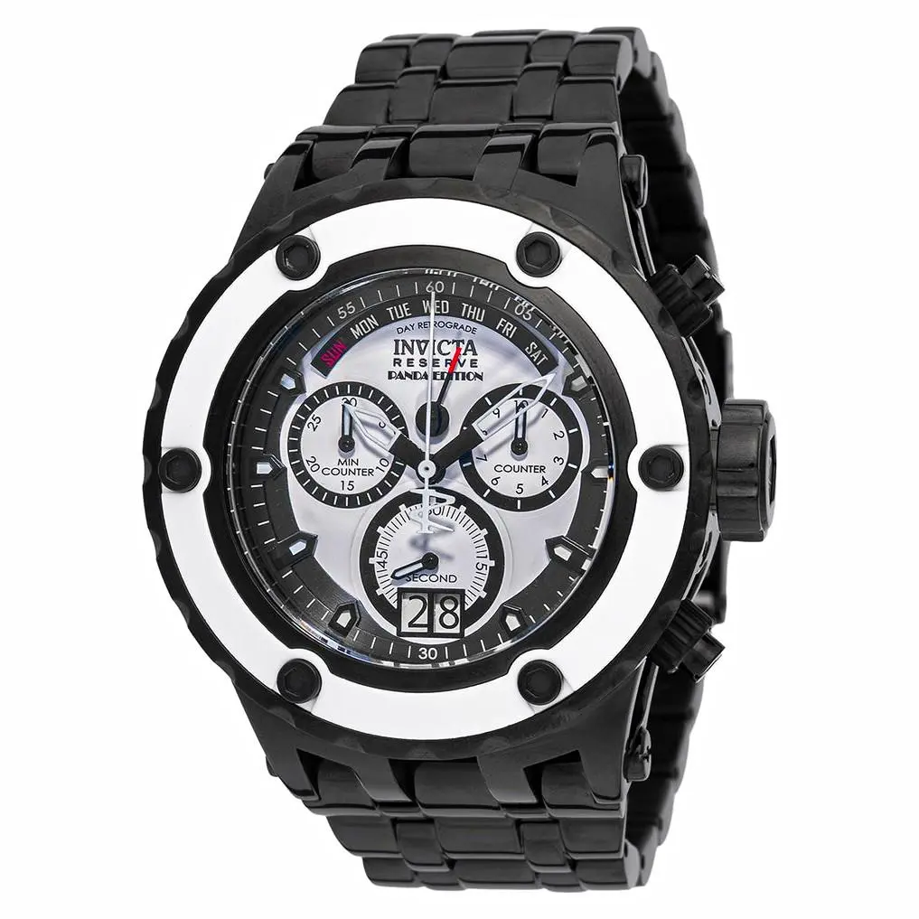 Invicta Reserve Panda Swiss Ronda 8040.N Caliber Men`s Watch 52mm 48609