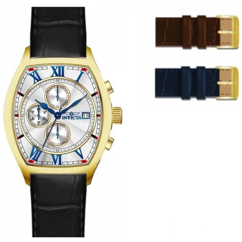 Specialty Chronograph Quartz Silver Dial Men`s Watch 49840 by Invicta