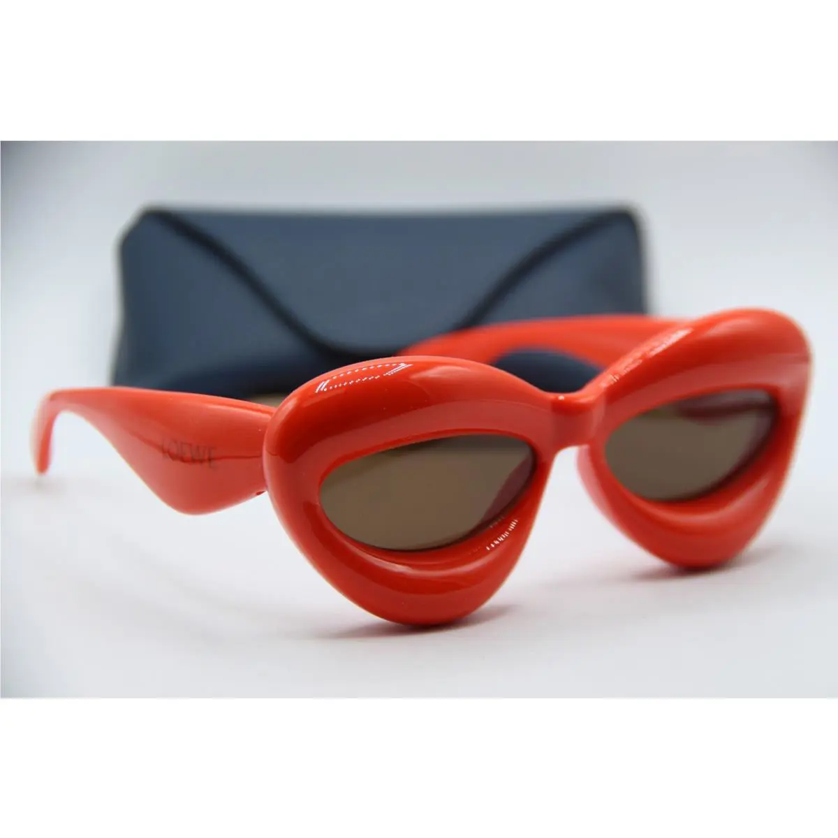 Loewe LW 40097I 42E Red Brown Frames Sunglasses 55-16