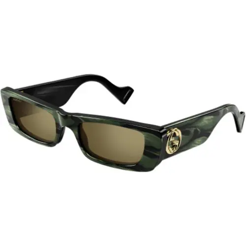 Gucci GG0516S-014 Green Bronze Green 014 Sunglasses