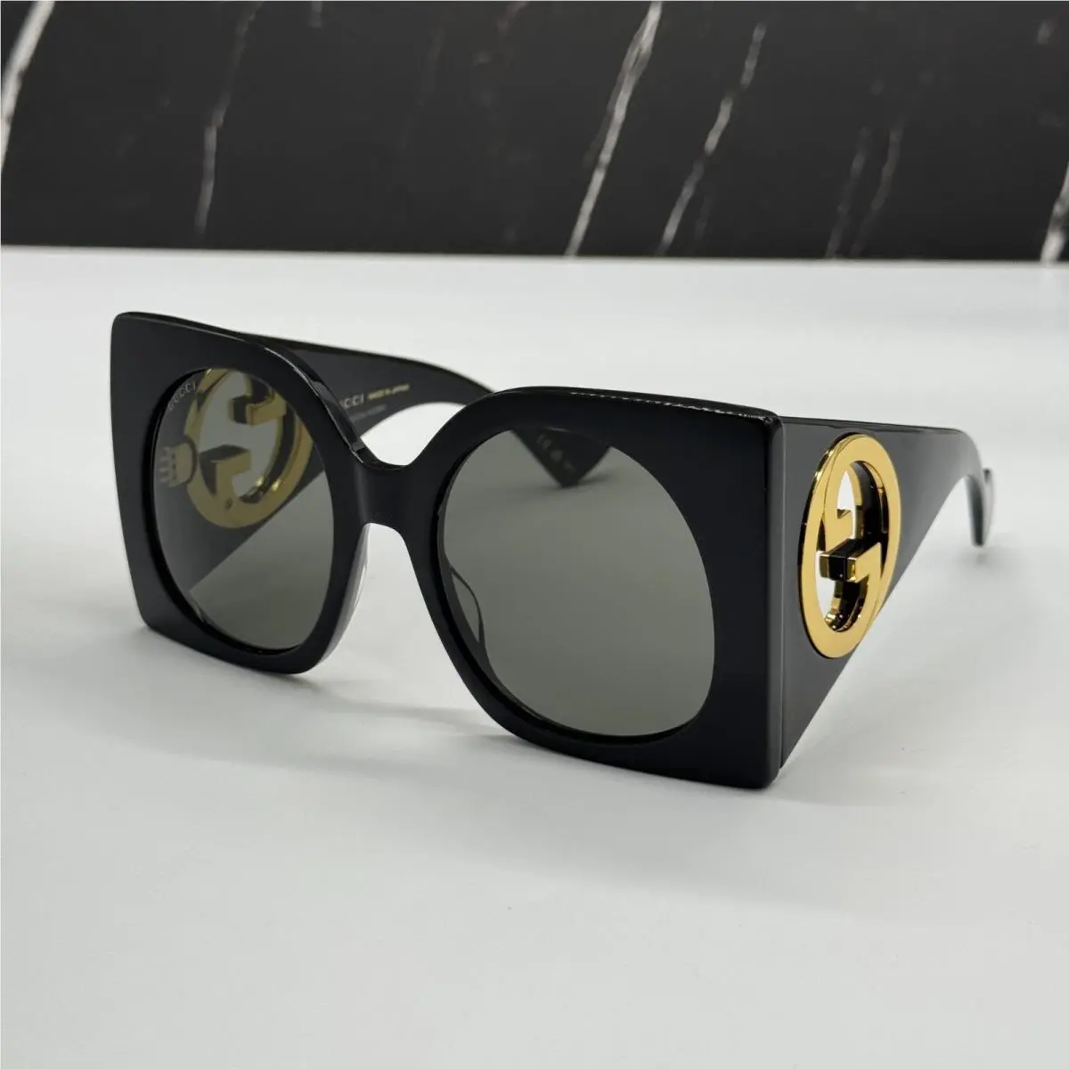 Gucci GG1254S 001 Black Butterfly Women Sunglasses Gucci Eyewear
