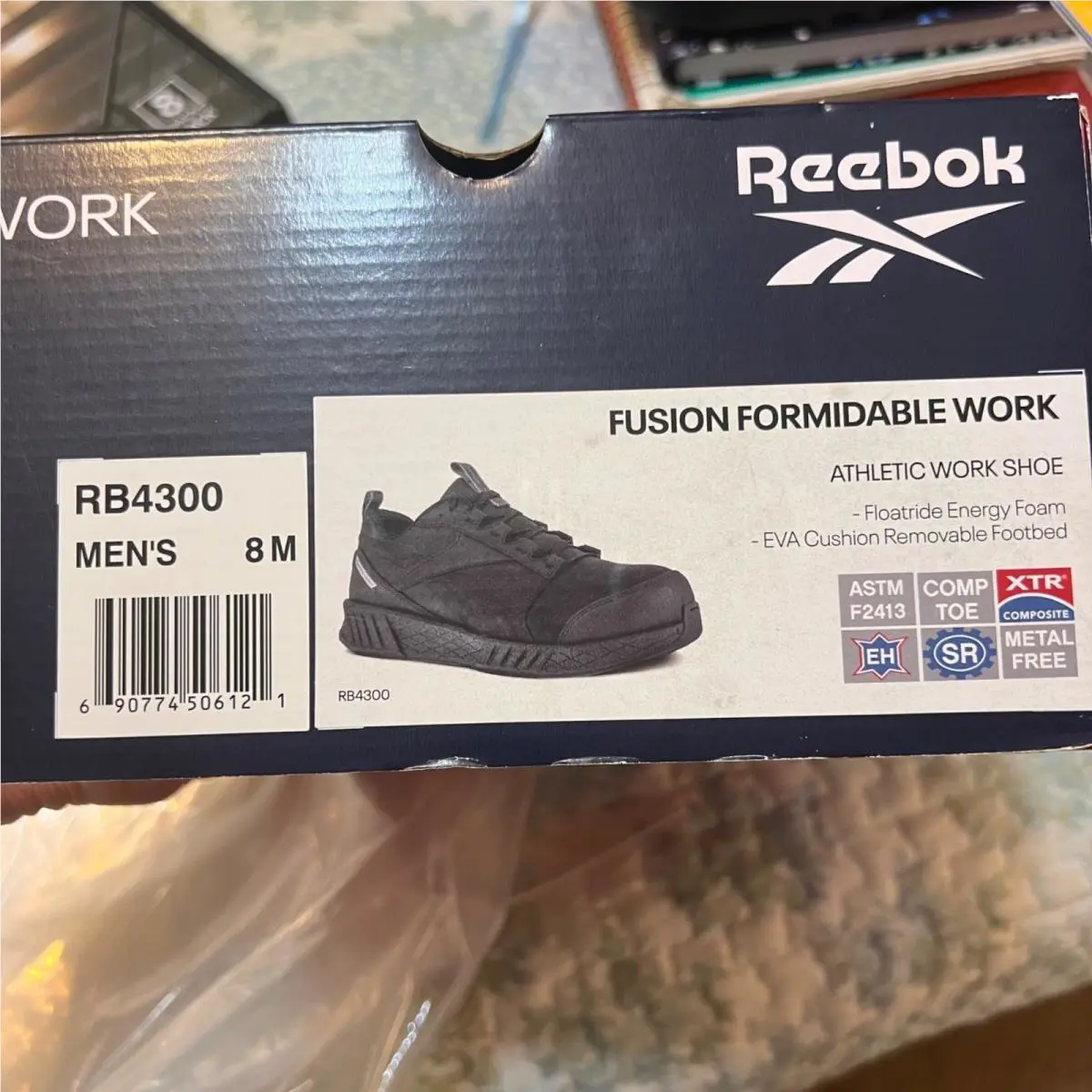 Reebok shoes - Reebok Work - Work - 2413 - Black (UPC: 690774506121) 2