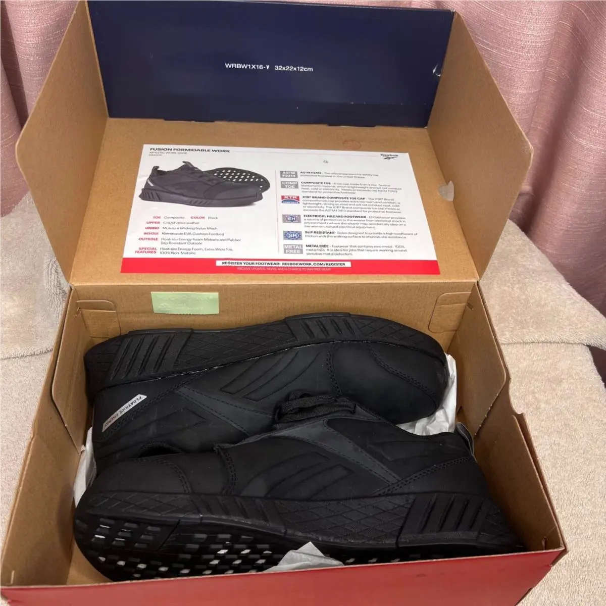 Reebok shoes - Reebok Work - Work - 2413 - Black (UPC: 690774506121) 4