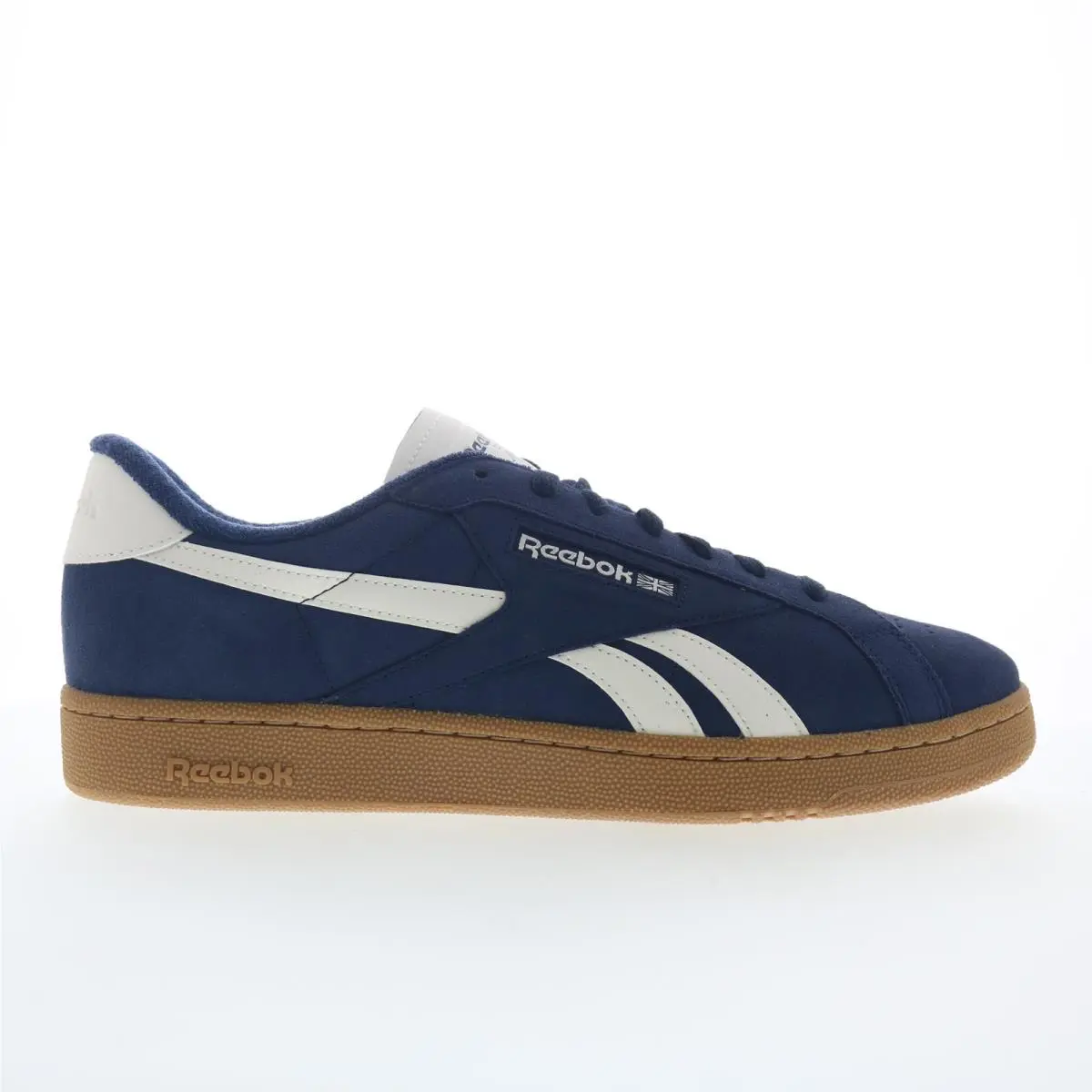Reebok Club C Grounds UK Mens Blue Suede Lace Up Lifestyle Sneakers Shoes 13