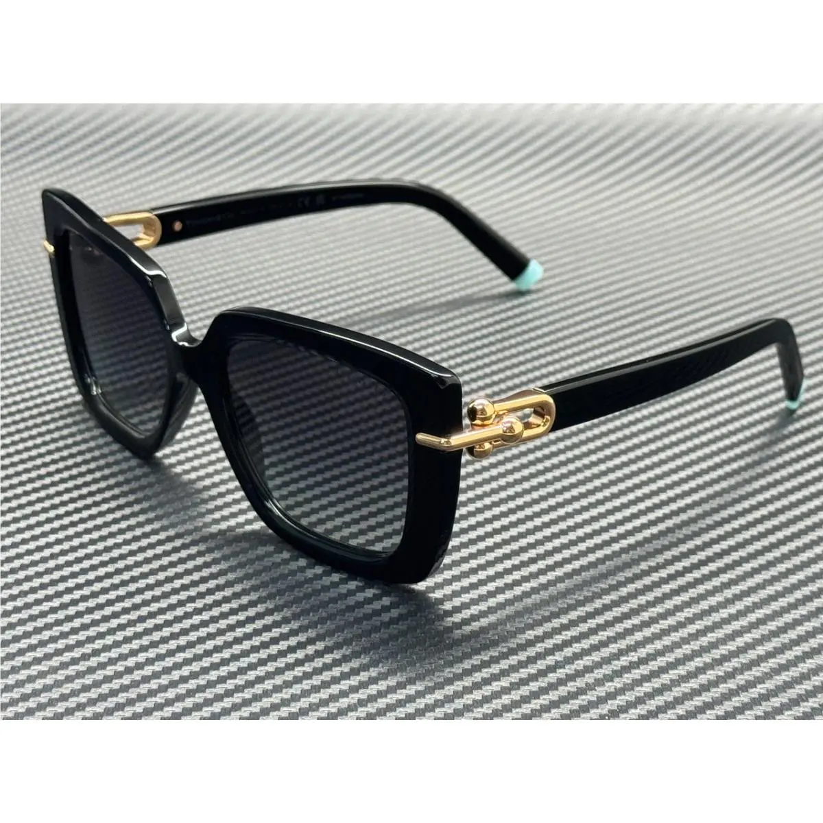 Tiffany TF4199 80013C Black Grey Gradient Women`s 53 mm Sunglasses