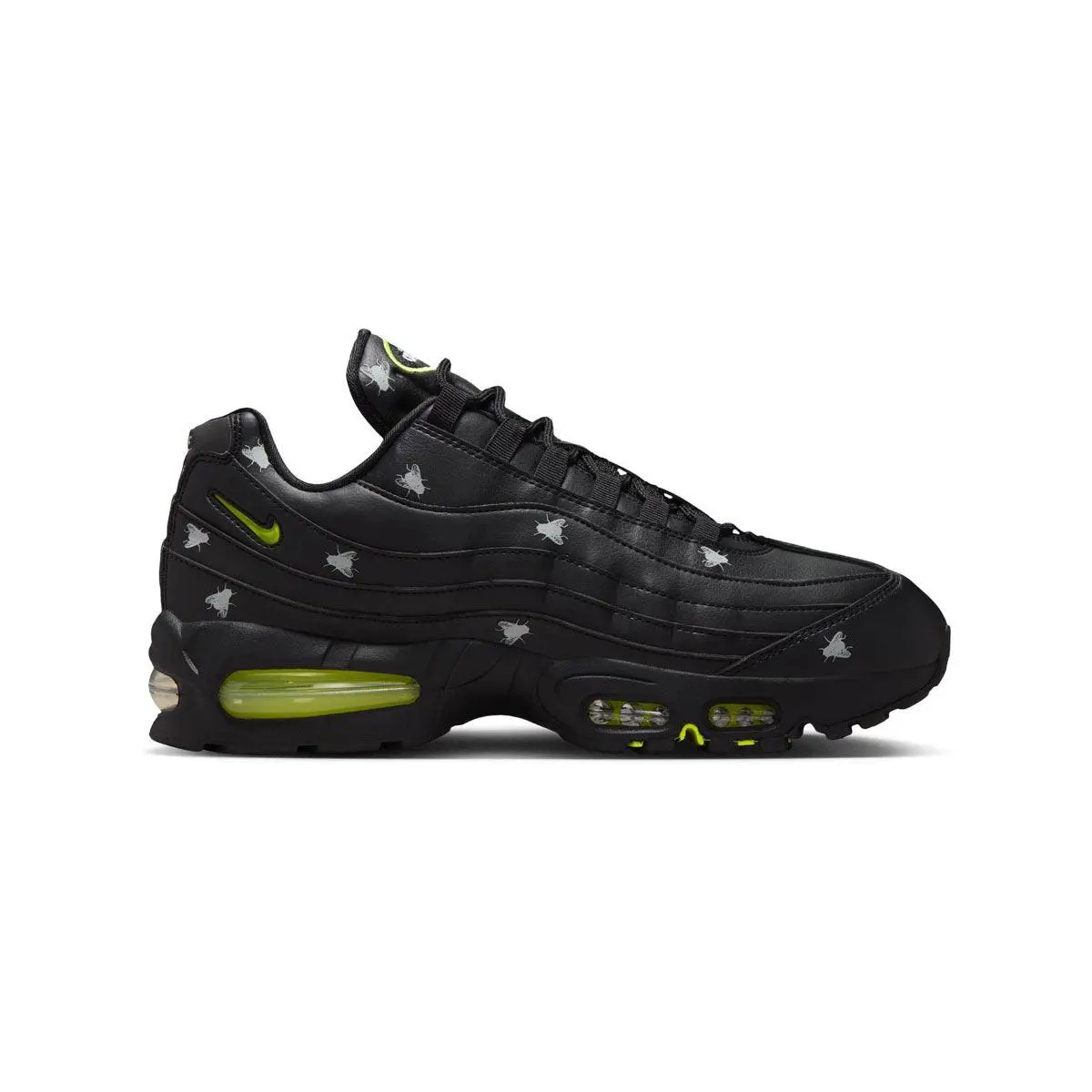 Mens Nike Air Max 95 Premium_black/neon Yellow-black IM3082-001-SIZE 11.5 - BLACK/NEON YELLOW-BLACK-MTLC DARK GREY