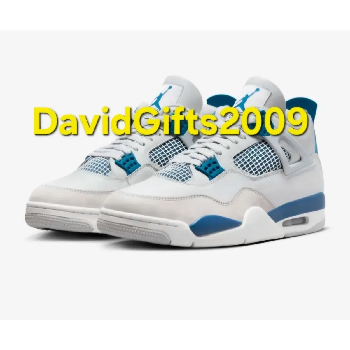 2024 Nike Air Jordan 4 Retro `military Industrial Blue` FV5029-141 Size 18 Shoe