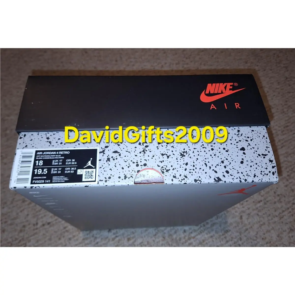 Nike shoes - Air Jordan 4 Retro - Air Retro - FV5029-141 - Blue 0