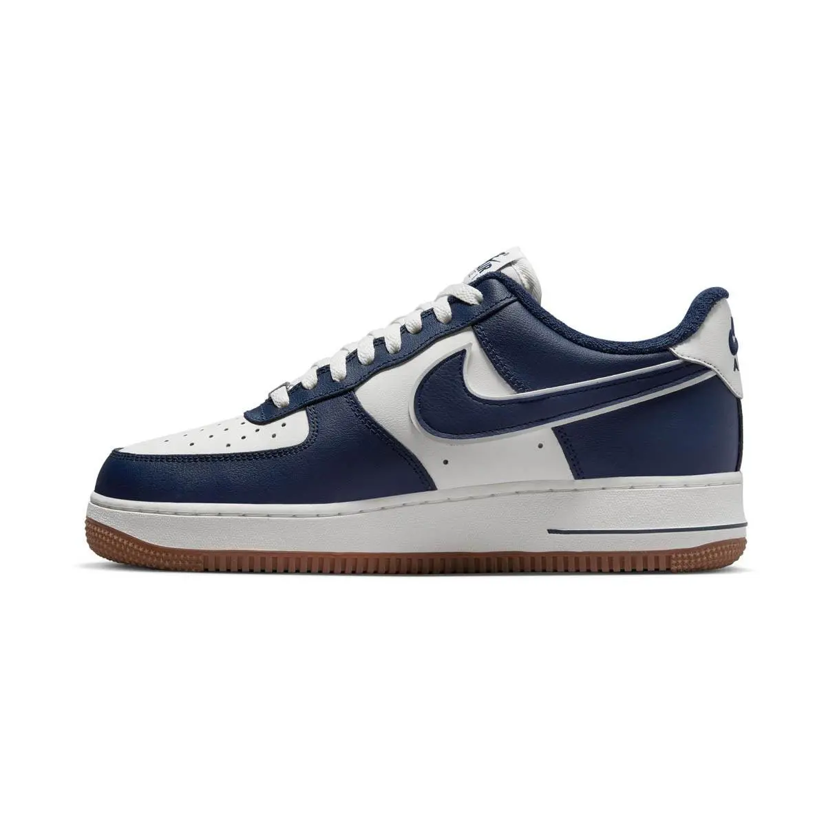 Mens Nike Air Force 1 07 LV8_SAIL/MIDNIGHT Navy-gum DQ7659-101-SIZE 12.5 - SAIL
