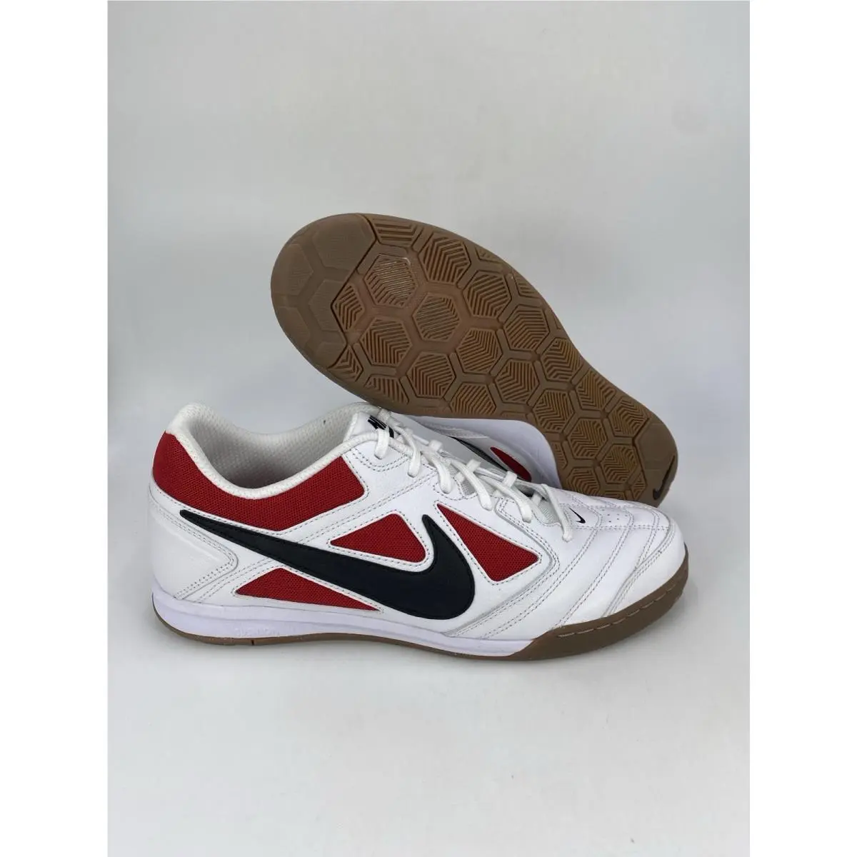 Nike Gato White Black Gym Red IB8509 100 Men`s Size 11.5 - White/Black-Gym Red