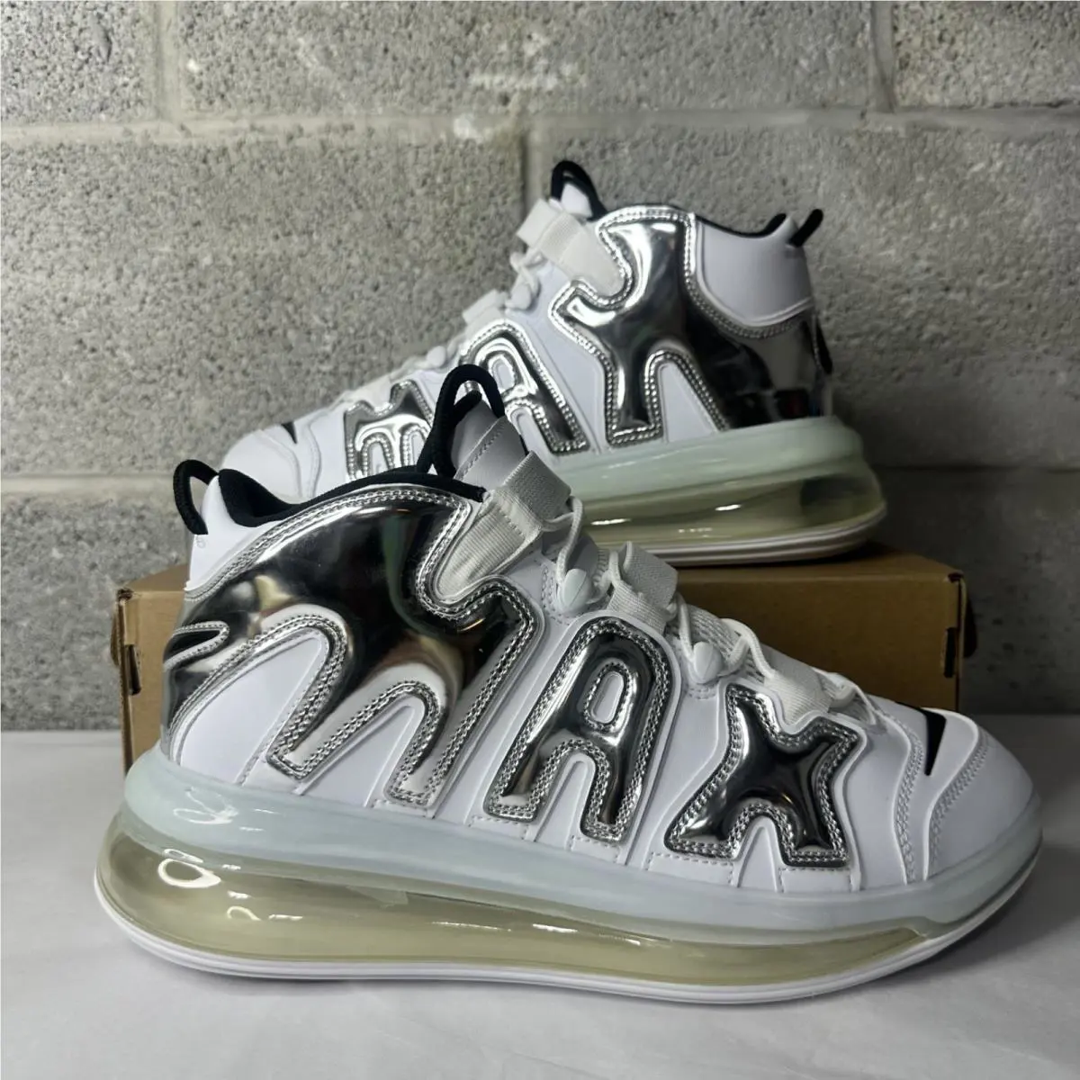Nike shoes - Nike Air More Uptempo 720 - BQ7668-100 - White 0