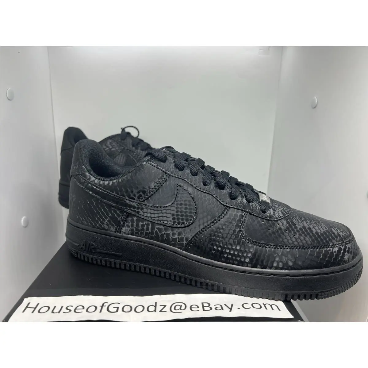 Nike shoes - Nike Air Force 1 Low - IB0018-003 - BLACK/BLACK (UPC: 198487714104) 0