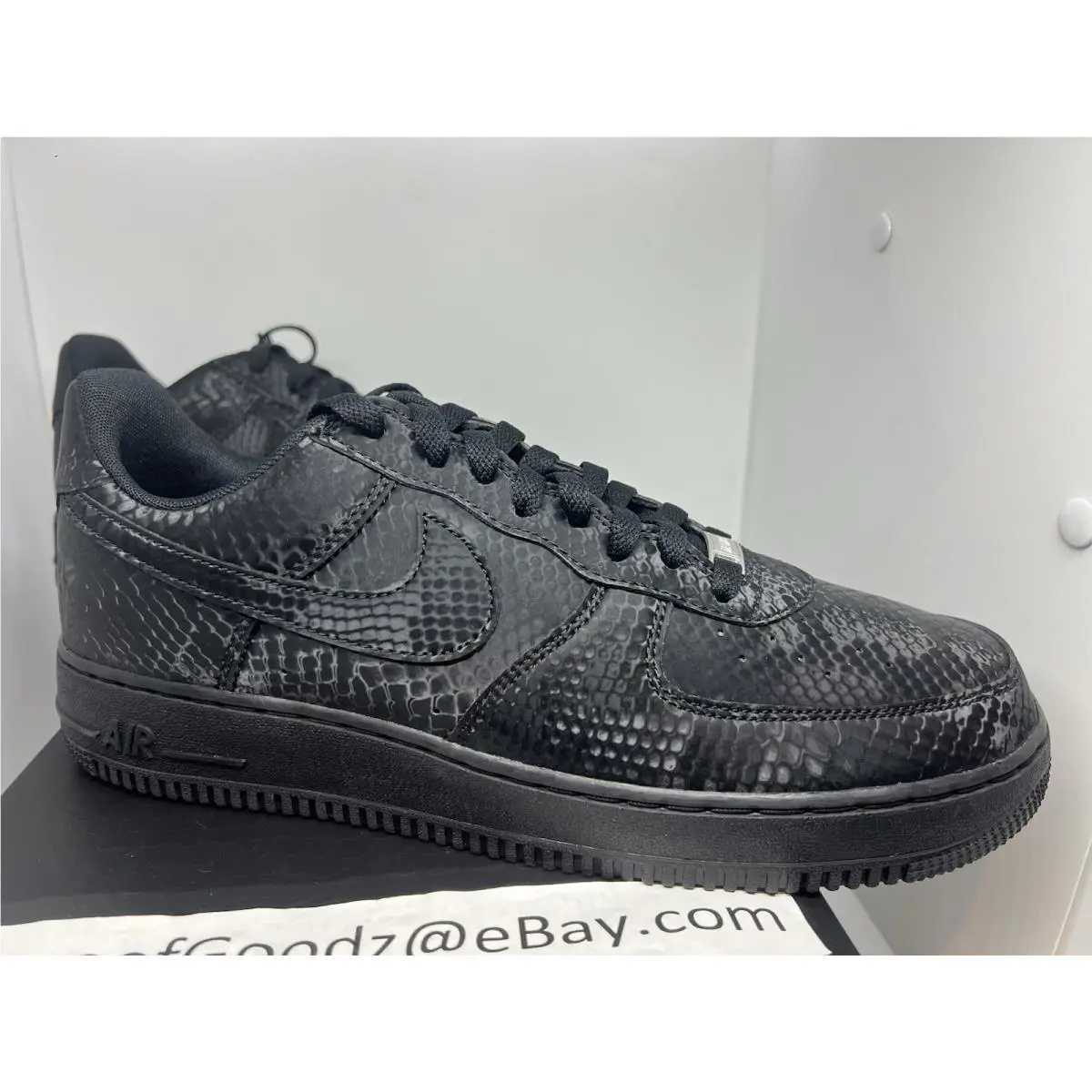 Nike shoes - Nike Air Force 1 Low - IB0018-003 - BLACK/BLACK (UPC: 198487714104) 1