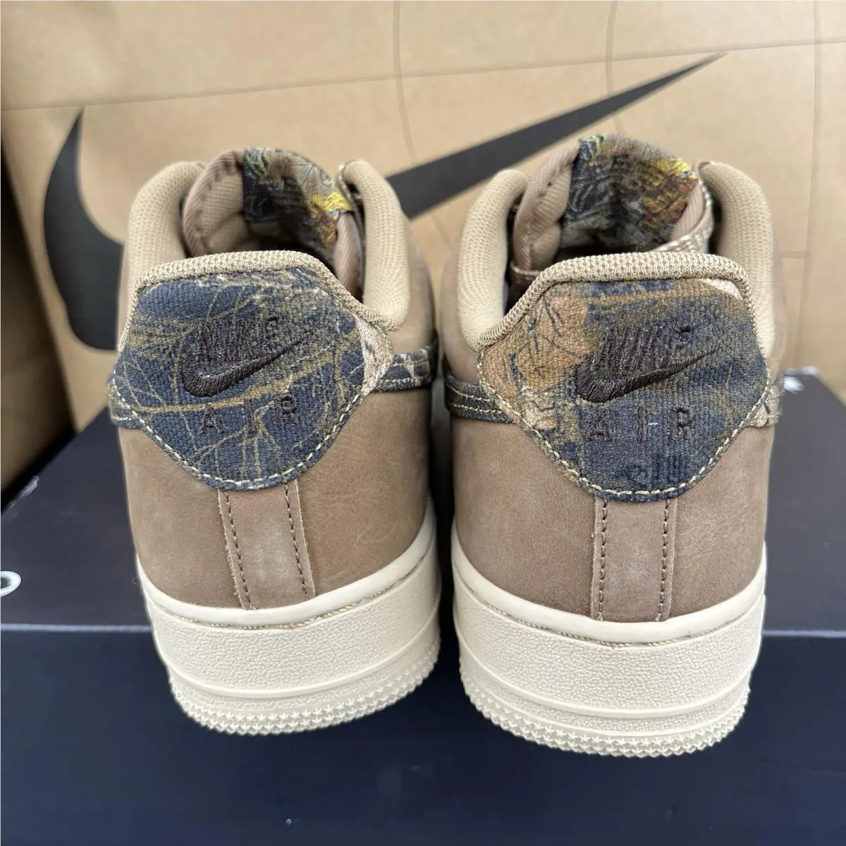 Nike shoes - Nike Air Force 1 `07 LV8 - IO9803-200 - Rattan/Rocky Tan-Seal Brown-Multi-Color 3