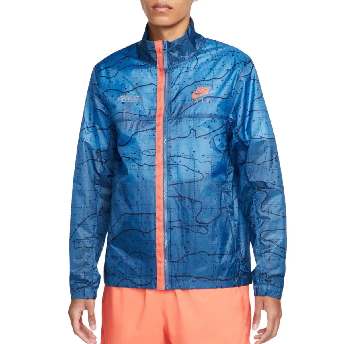 Nike clothing - Air Woven UL Windbreaker Jacket - DN2112 407 - Blue (UPC: 195868531107) 2