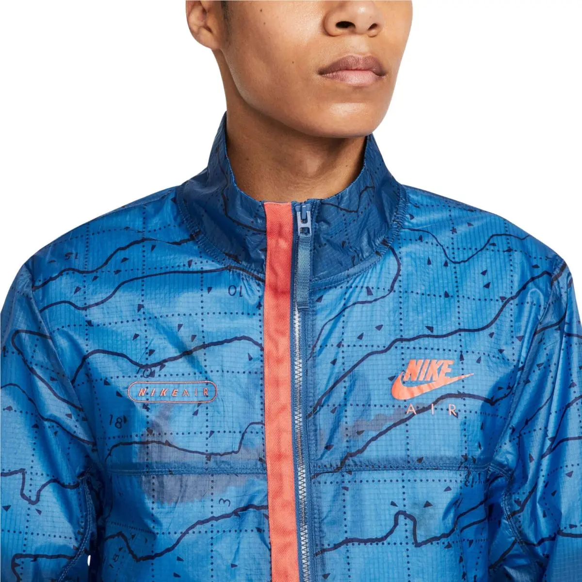 Nike clothing - Air Woven UL Windbreaker Jacket - DN2112 407 - Blue (UPC: 195868531107) 4