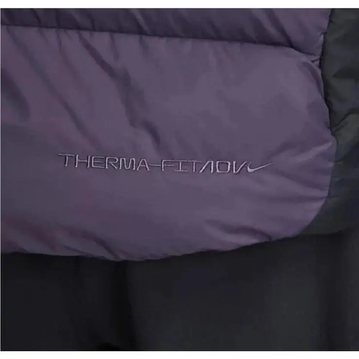 Nike clothing - Nike ACG Therma-FIT ADV PrimaLoft Hooded Puffer Jacket - FV8909 573 - Dark Raisin & Black & Fuchsia (UPC: 197597292458) 9