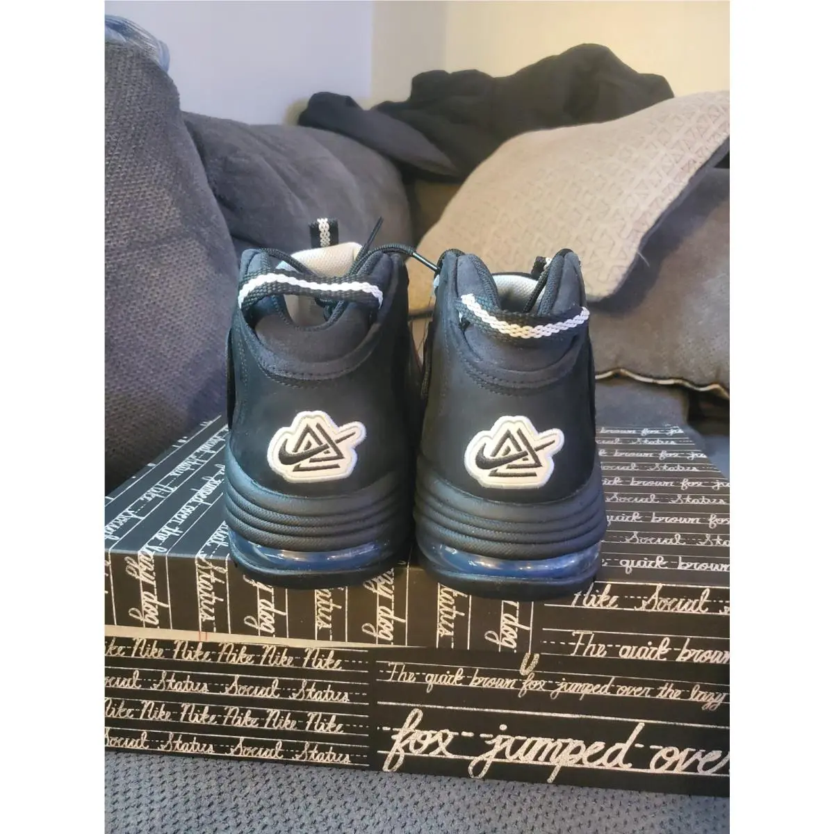 Nike shoes - Nike Air Max Penny 1 - DN2487-001 - BLACK/VARSITY ROYAL-WHITE 8