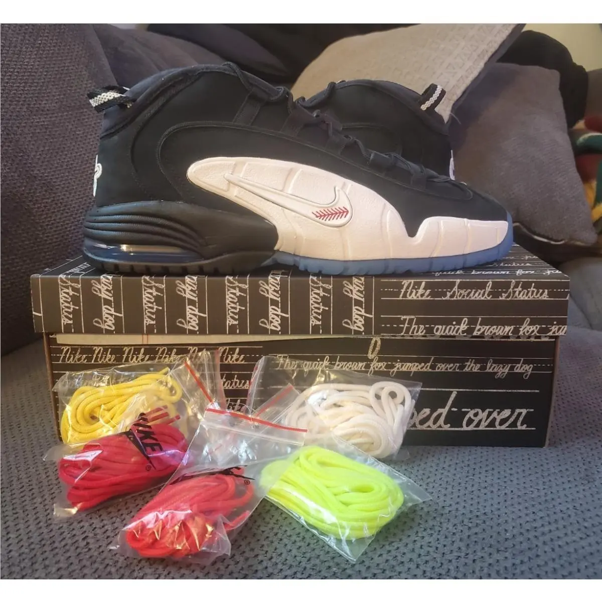 Nike shoes - Nike Air Max Penny 1 - DN2487-001 - BLACK/VARSITY ROYAL-WHITE 0