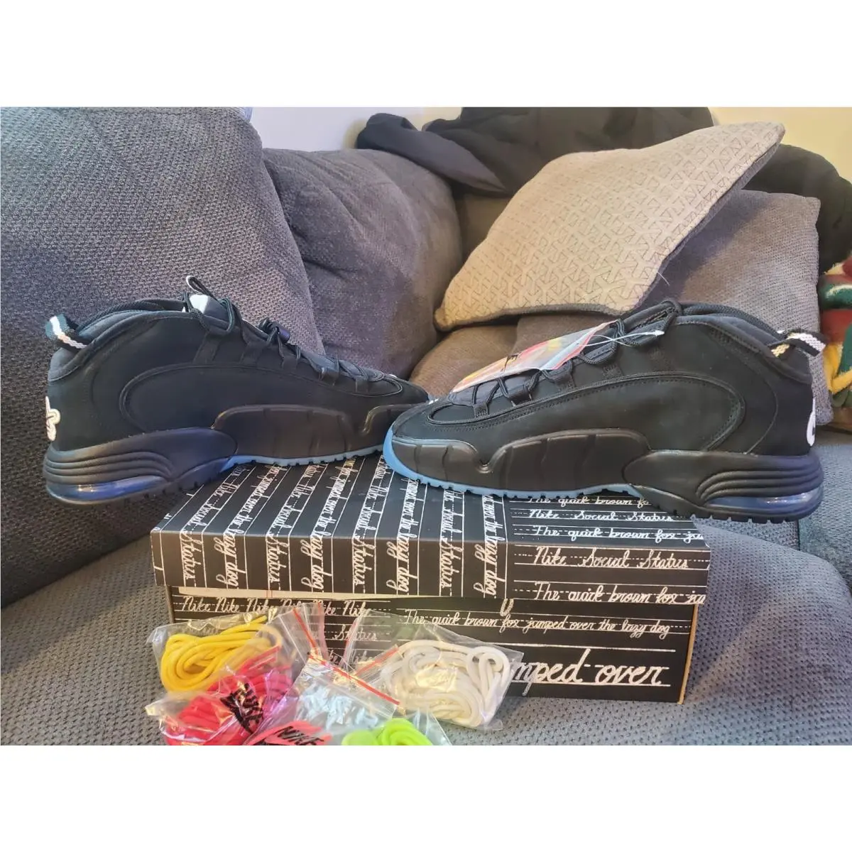 Nike shoes - Nike Air Max Penny 1 - DN2487-001 - BLACK/VARSITY ROYAL-WHITE 4