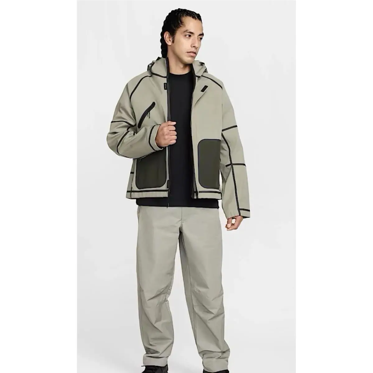 Nike clothing - HM9473320 - HM9473320 - Light Army, Black 7