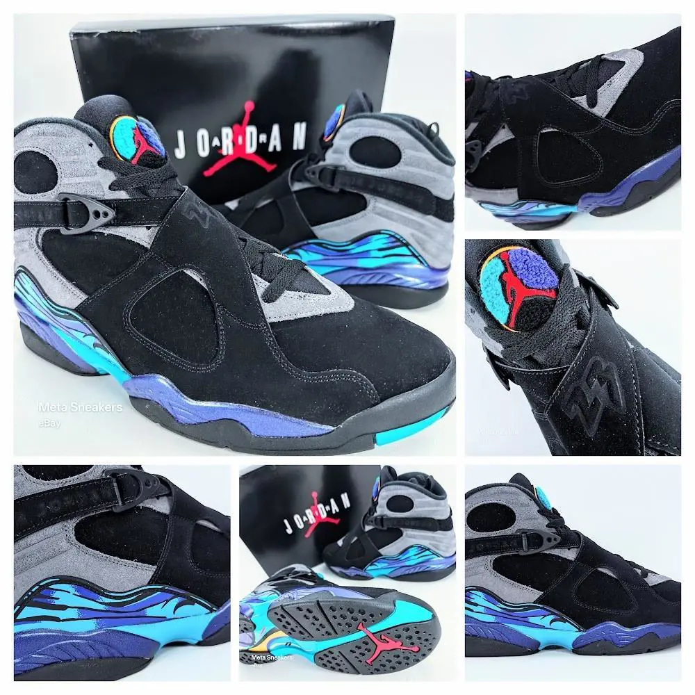 Nike shoes - Air Jordan 8 - Air - 305381-006 - Black/True Red-Flint Grey-Bright Concord 3