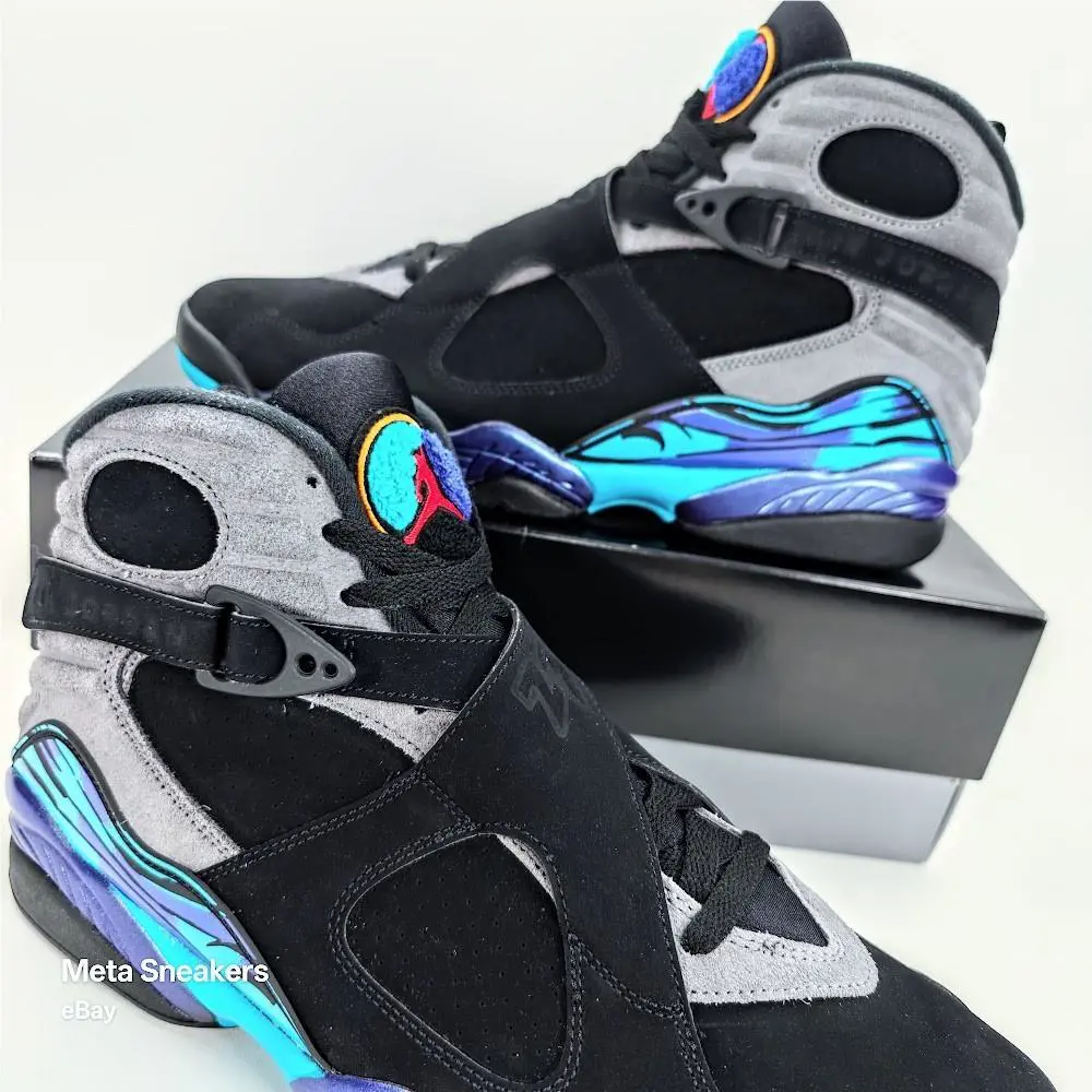 Nike shoes - Air Jordan 8 - Air - 305381-006 - Black/True Red-Flint Grey-Bright Concord 14
